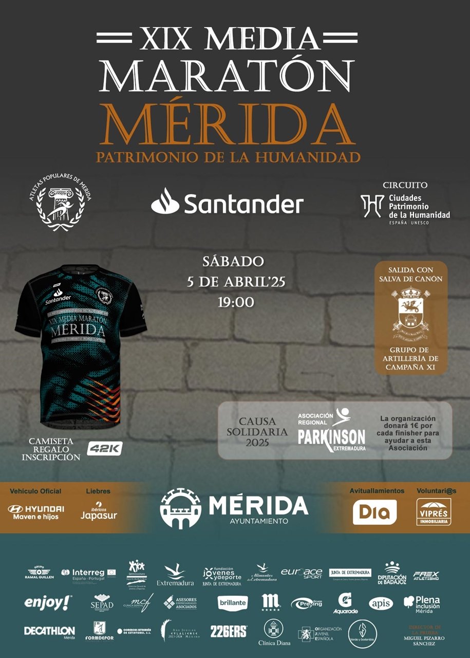 XIX Media Maratón Mérida Patrimonio de la Humanidad